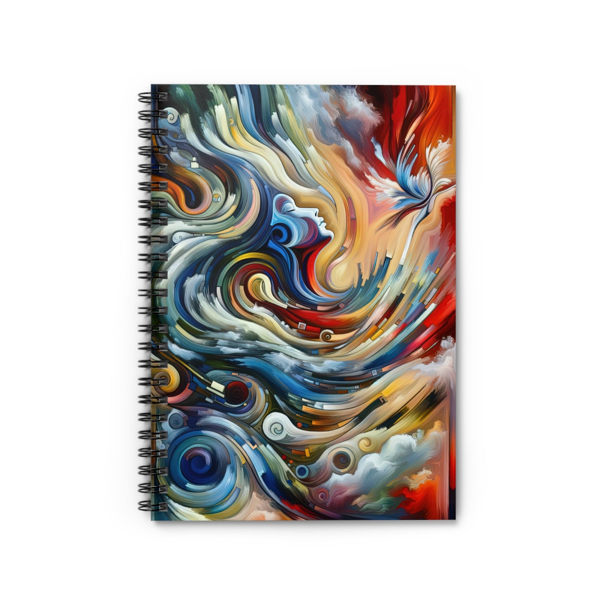 Gratitude Melodic Transformation Spiral Notebook - Ruled Line - ATUH.ART