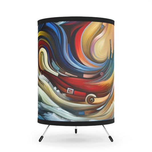 Gratitude Melodic Transformation Tripod Lamp with High-Res Printed Shade, US\CA plug - ATUH.ART