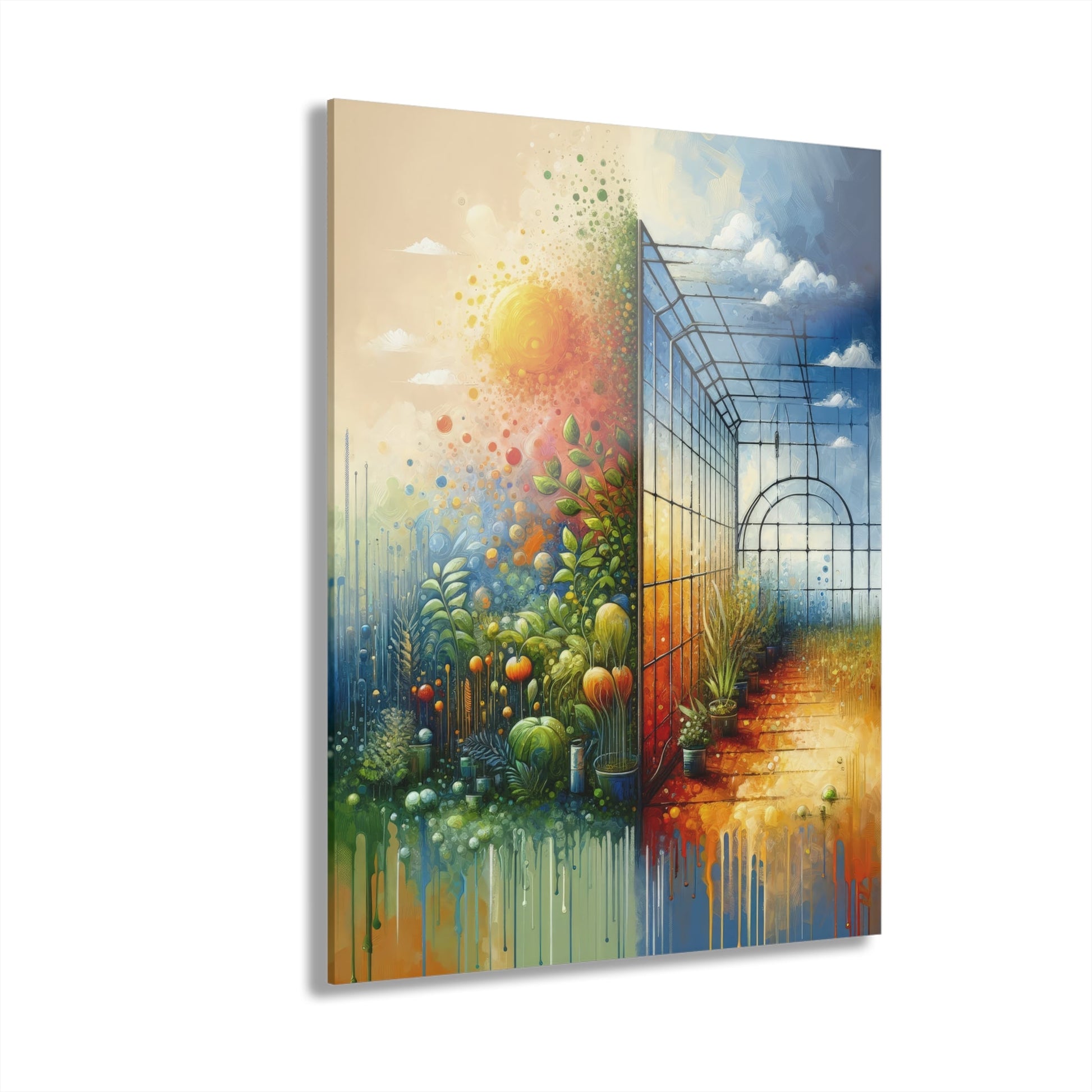 Greenhouse Digital Genesis Acrylic Prints (French Cleat Hanging) - ATUH.ART