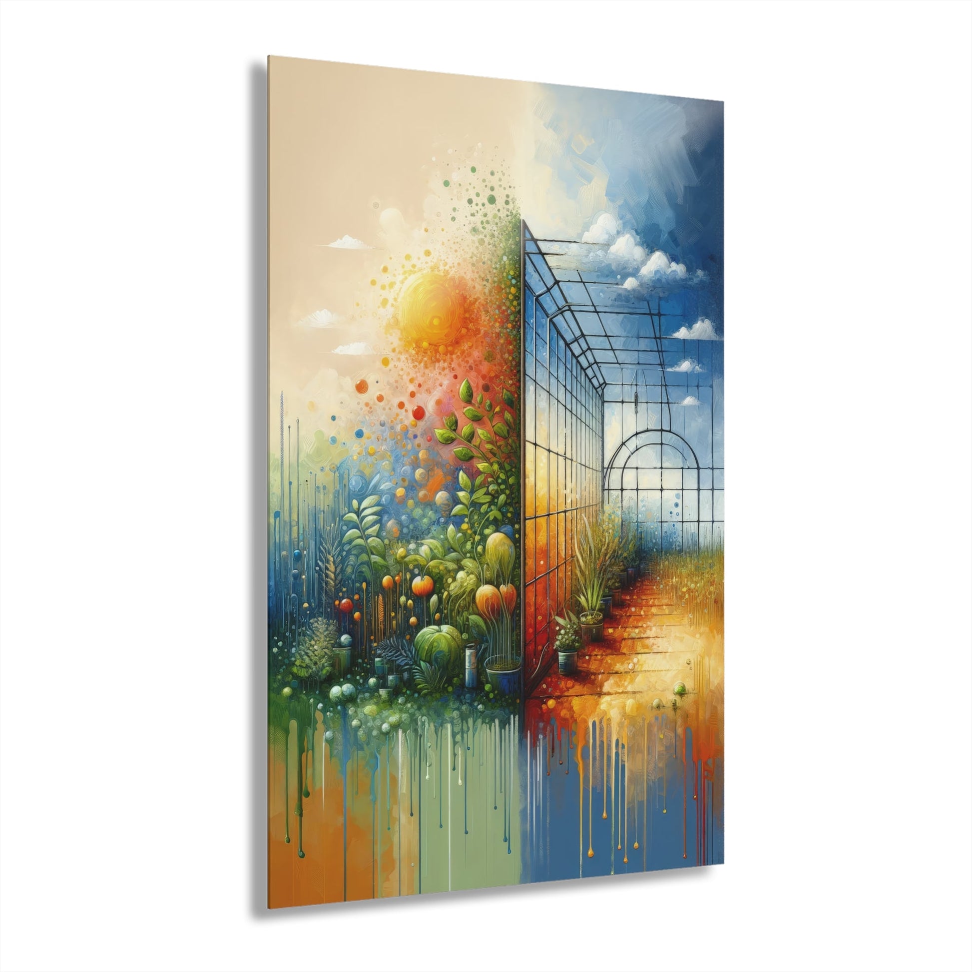 Greenhouse Digital Genesis Acrylic Prints (French Cleat Hanging) - ATUH.ART