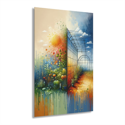 Greenhouse Digital Genesis Acrylic Prints (French Cleat Hanging) - ATUH.ART