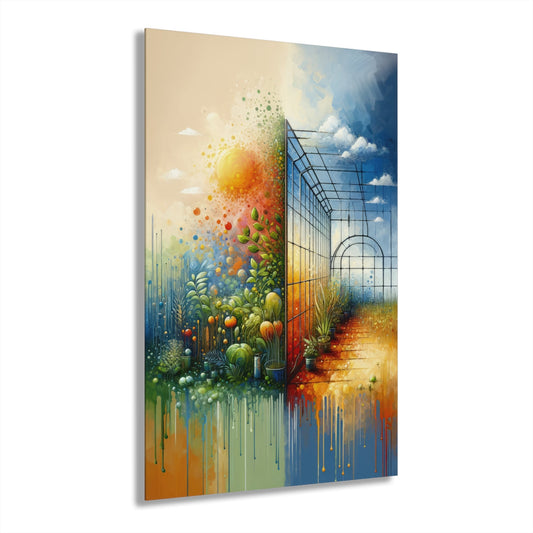 Greenhouse Digital Genesis Acrylic Prints (French Cleat Hanging) - ATUH.ART