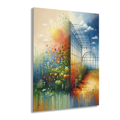 Greenhouse Digital Genesis Acrylic Prints (French Cleat Hanging) - ATUH.ART