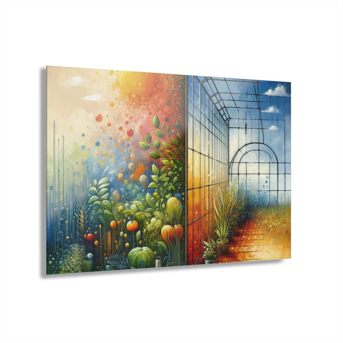 Greenhouse Digital Genesis Acrylic Prints (French Cleat Hanging) - ATUH.ART