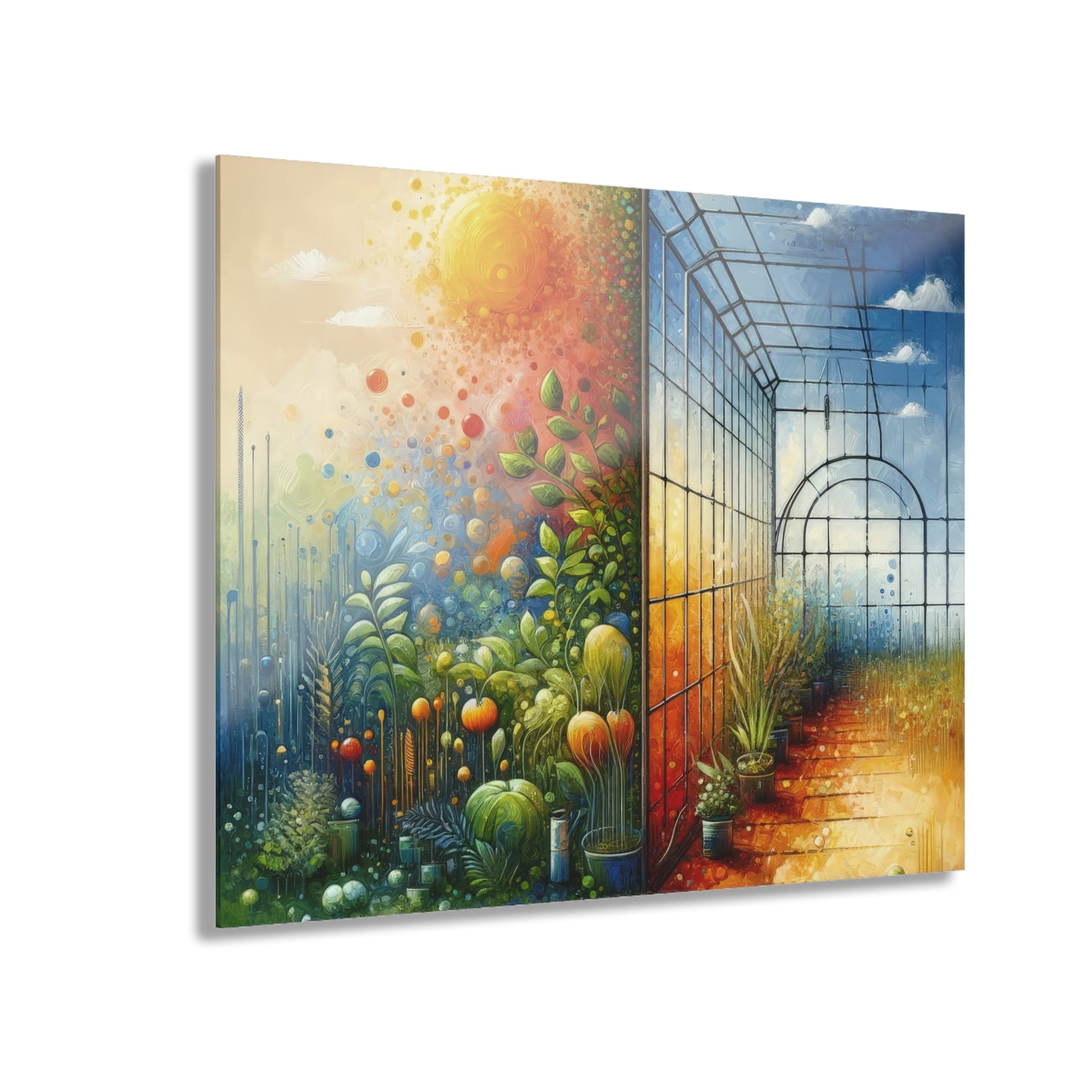Greenhouse Digital Genesis Acrylic Prints (French Cleat Hanging) - ATUH.ART