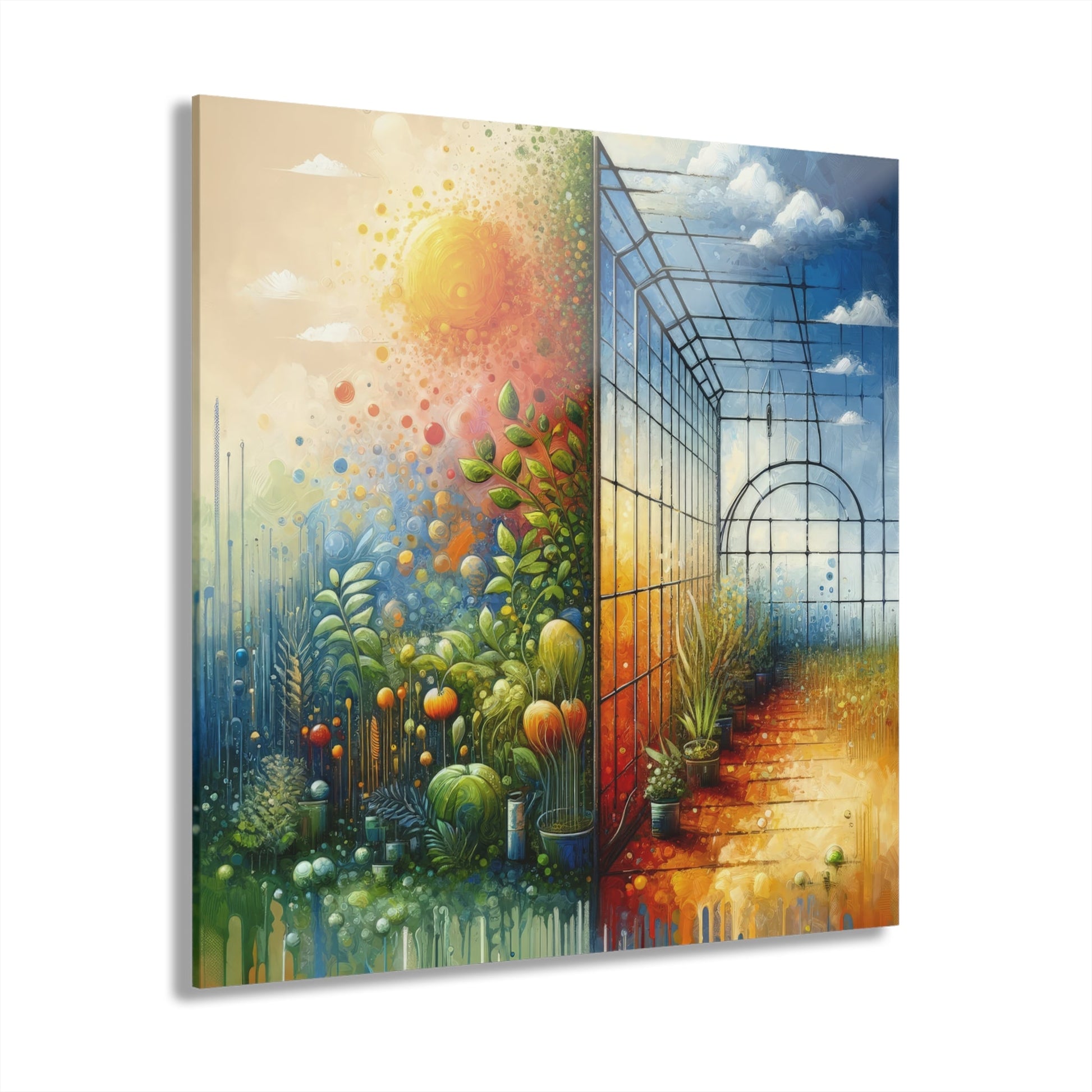 Greenhouse Digital Genesis Acrylic Prints (French Cleat Hanging) - ATUH.ART