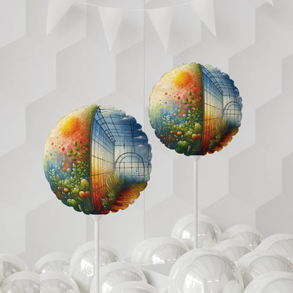 Greenhouse Digital Genesis Balloon (Round and Heart-shaped), 11" - ATUH.ART