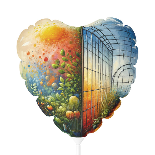 Greenhouse Digital Genesis Balloon (Round and Heart-shaped), 11" - ATUH.ART
