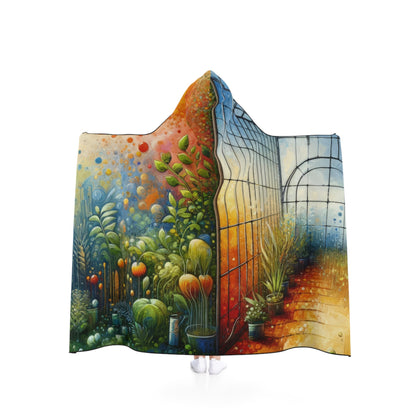 Greenhouse Digital Genesis Hooded Blanket - ATUH.ART