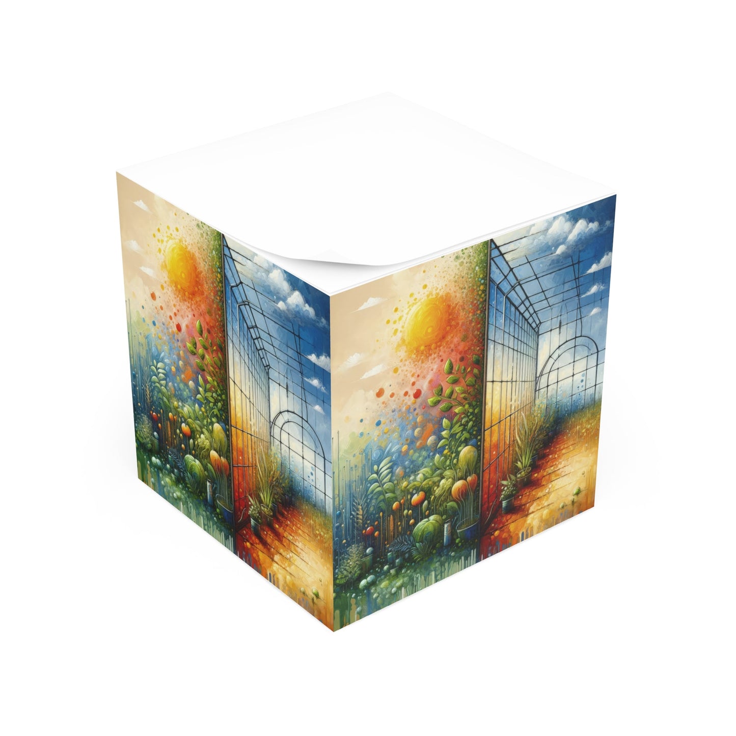 Greenhouse Digital Genesis Note Cube - ATUH.ART