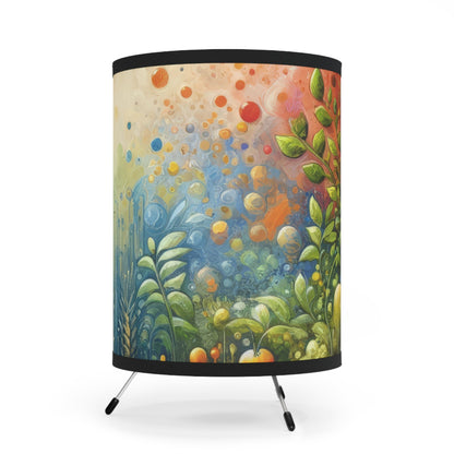 Greenhouse Digital Genesis Tripod Lamp with High-Res Printed Shade, US\CA plug - ATUH.ART