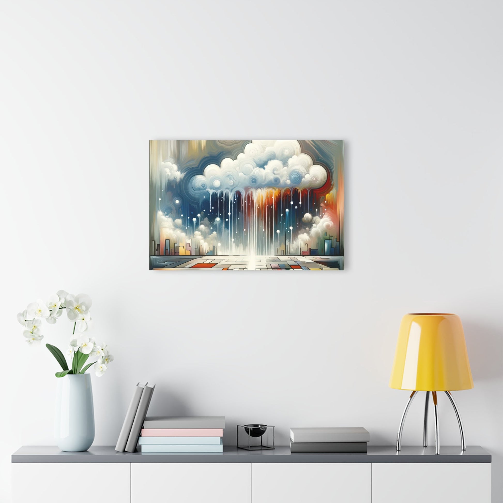 Grounding Silver Clouds Acrylic Prints (French Cleat Hanging) - ATUH.ART
