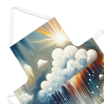 Grounding Silver Clouds Adult Apron (AOP) - ATUH.ART