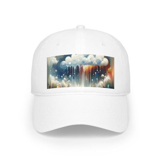 Grounding Silver Clouds Low Profile Baseball Cap - ATUH.ART