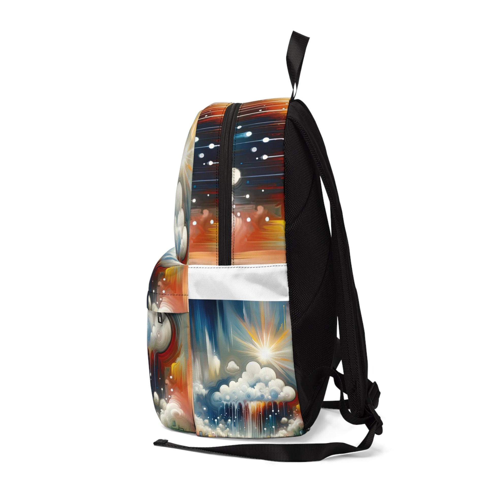 Grounding Silver Clouds Unisex Classic Backpack - ATUH.ART