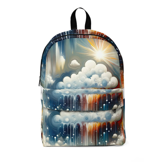 Grounding Silver Clouds Unisex Classic Backpack - ATUH.ART