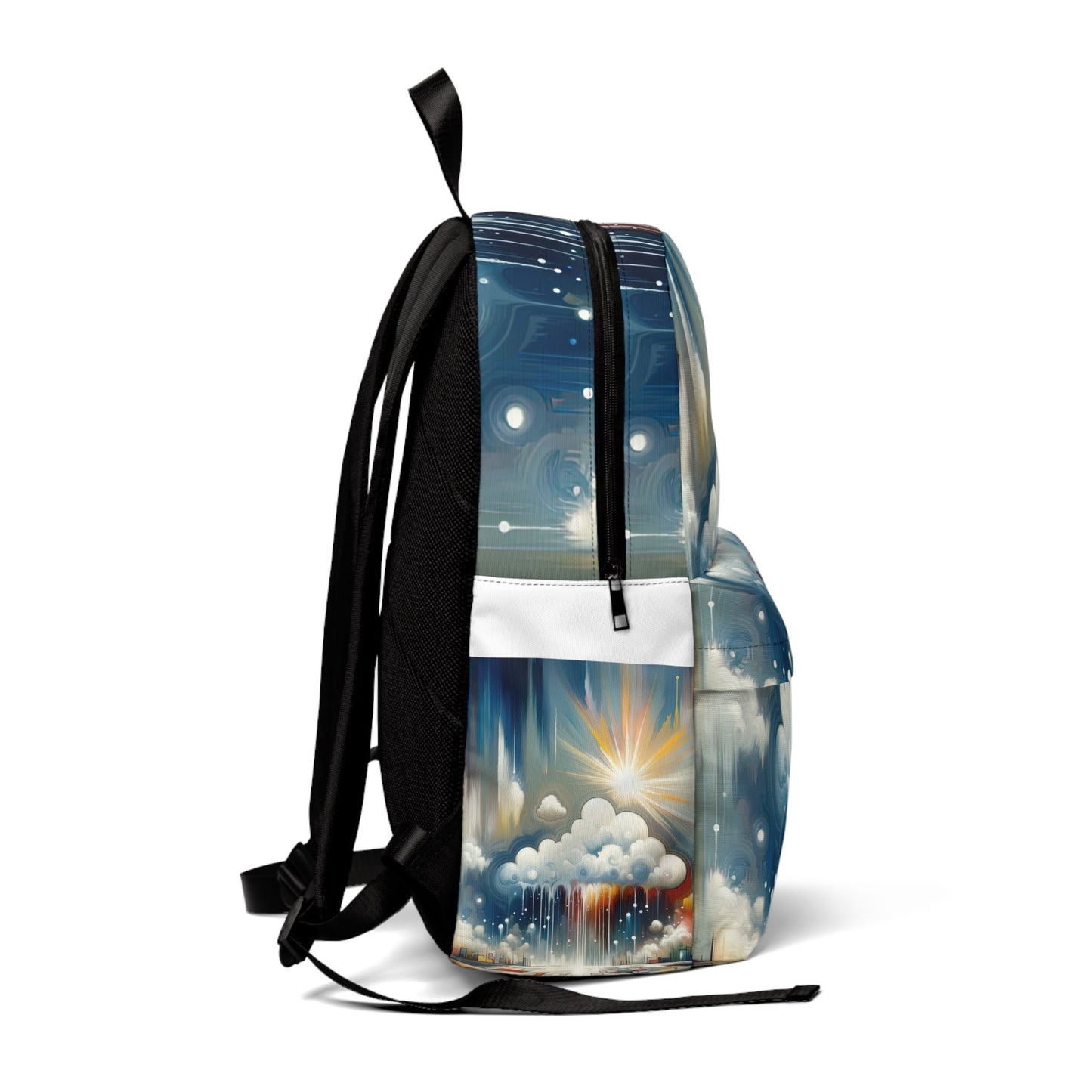 Grounding Silver Clouds Unisex Classic Backpack - ATUH.ART