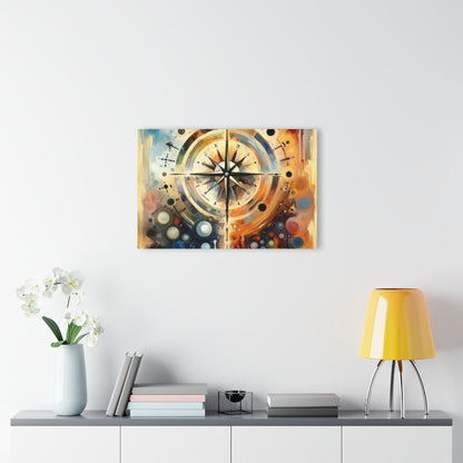 Guidance Abstract Compass Acrylic Prints (French Cleat Hanging) - ATUH.ART