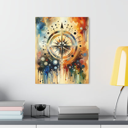 Guidance Abstract Compass Acrylic Prints (French Cleat Hanging) - ATUH.ART