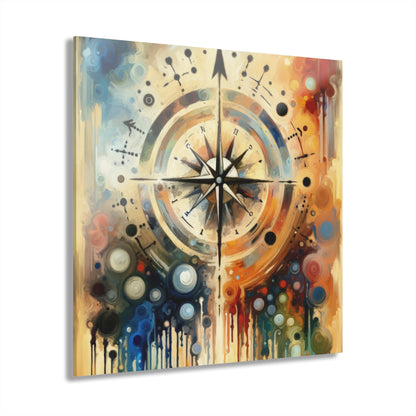 Guidance Abstract Compass Acrylic Prints (French Cleat Hanging) - ATUH.ART