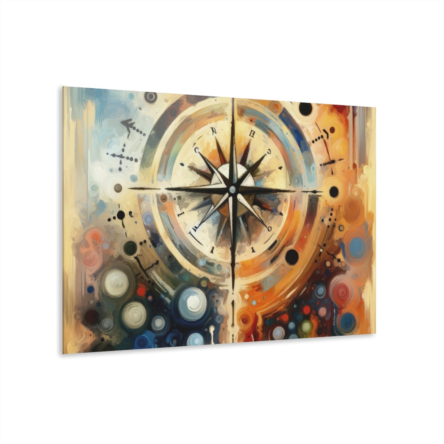 Guidance Abstract Compass Acrylic Prints (French Cleat Hanging) - ATUH.ART