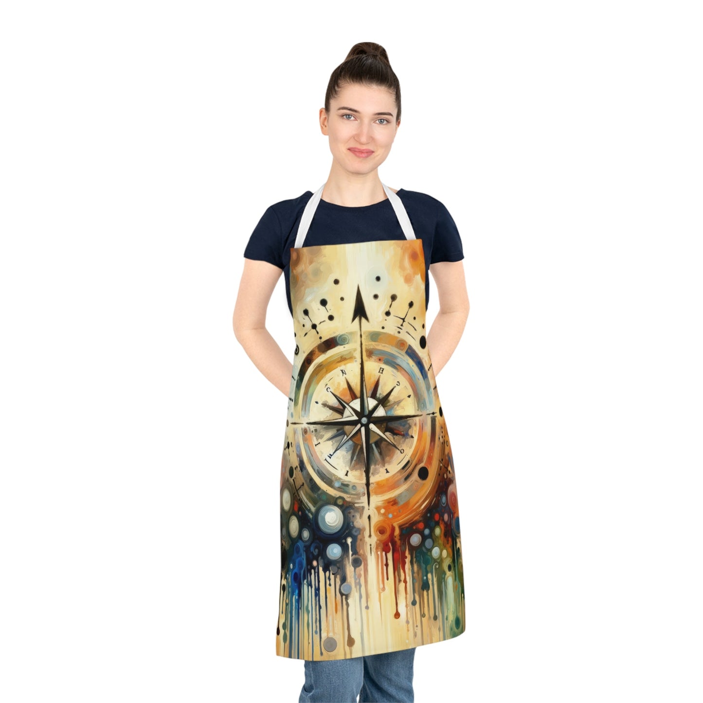 Guidance Abstract Compass Adult Apron (AOP) - ATUH.ART