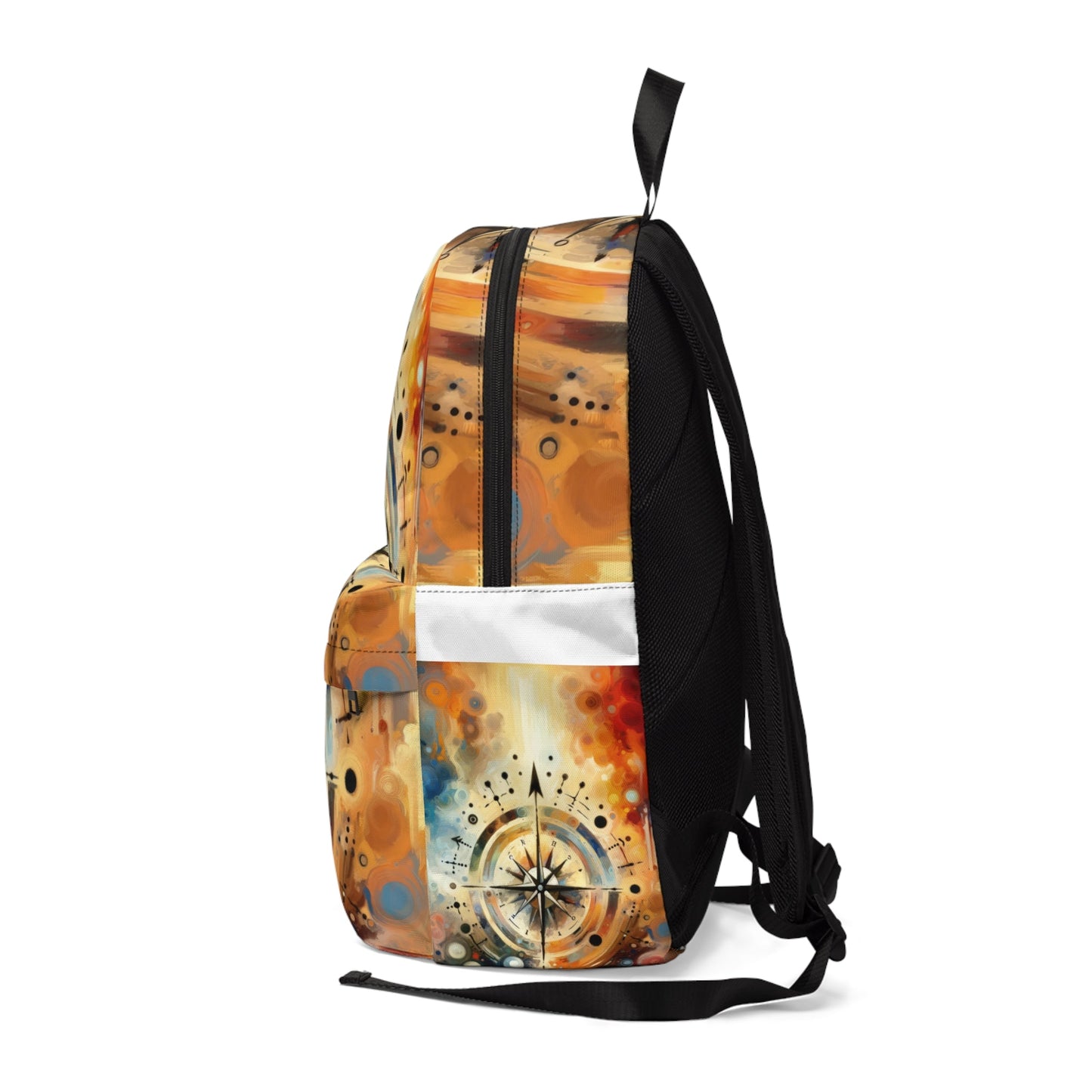 Guidance Abstract Compass Unisex Classic Backpack - ATUH.ART
