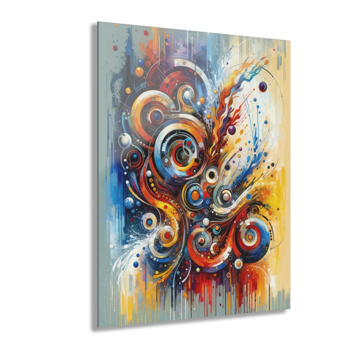Harmonic Abstract Synergy Acrylic Prints (French Cleat Hanging) - ATUH.ART