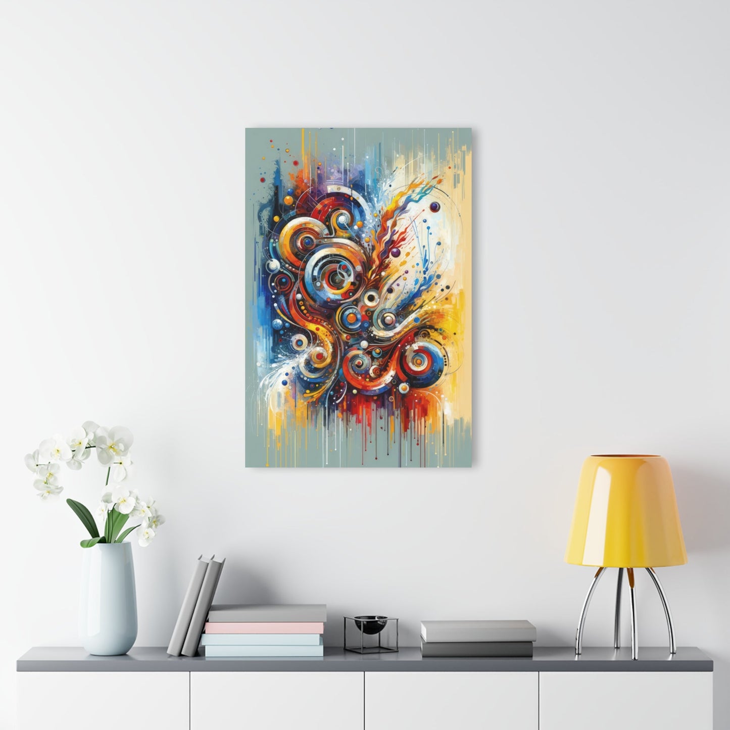Harmonic Abstract Synergy Acrylic Prints (French Cleat Hanging) - ATUH.ART