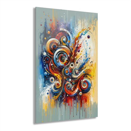 Harmonic Abstract Synergy Acrylic Prints (French Cleat Hanging) - ATUH.ART