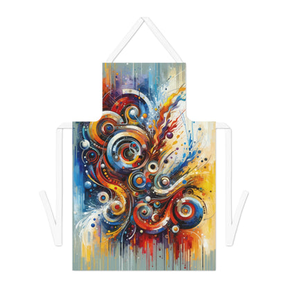 Harmonic Abstract Synergy Adult Apron (AOP) - ATUH.ART