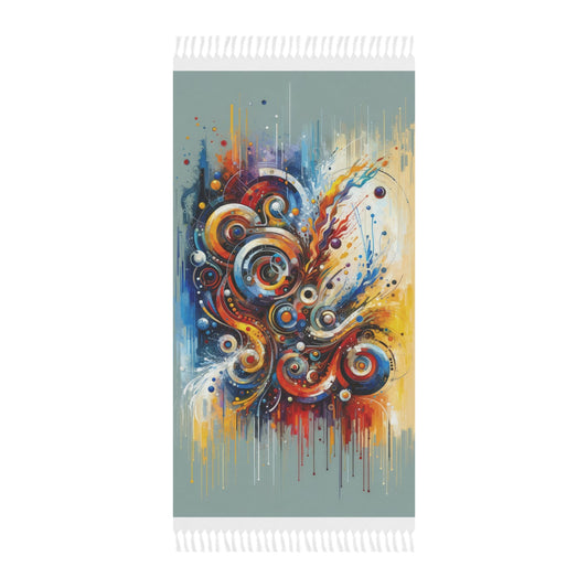 Harmonic Abstract Synergy Boho Beach Cloth - ATUH.ART
