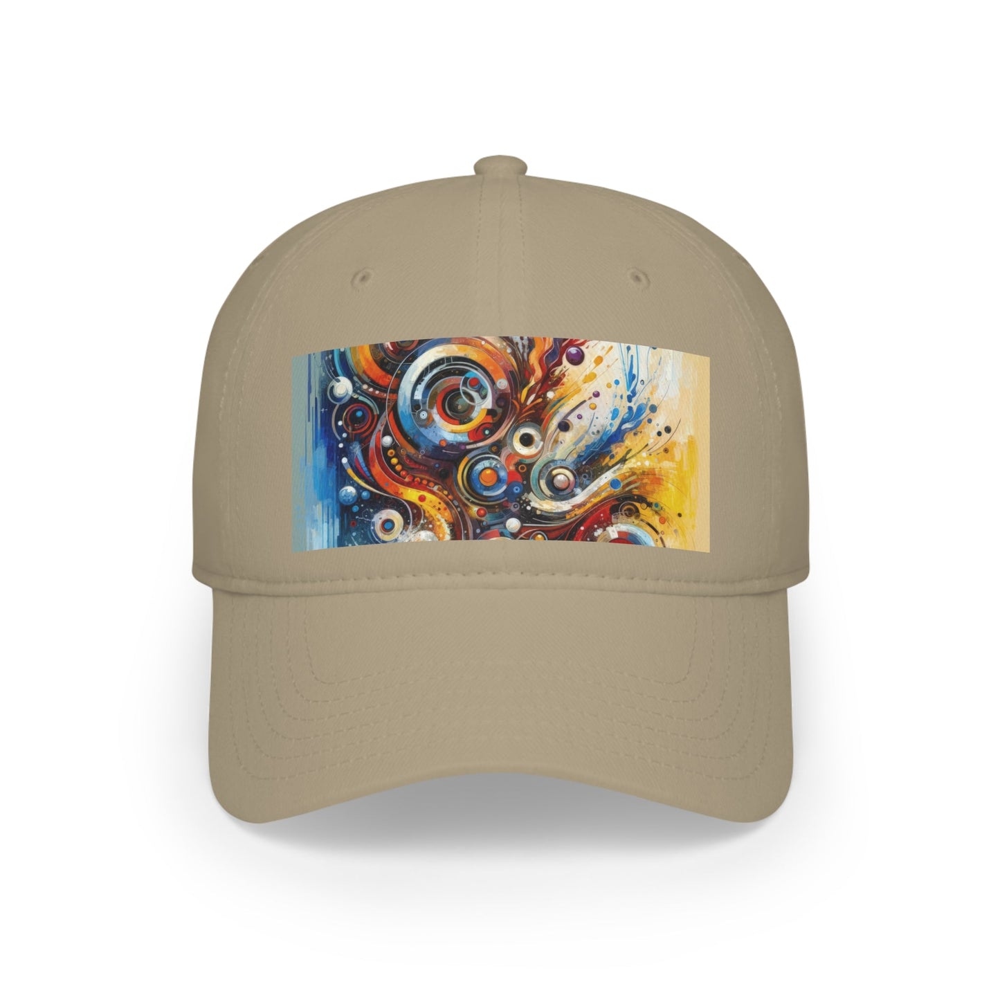 Harmonic Abstract Synergy Low Profile Baseball Cap - ATUH.ART