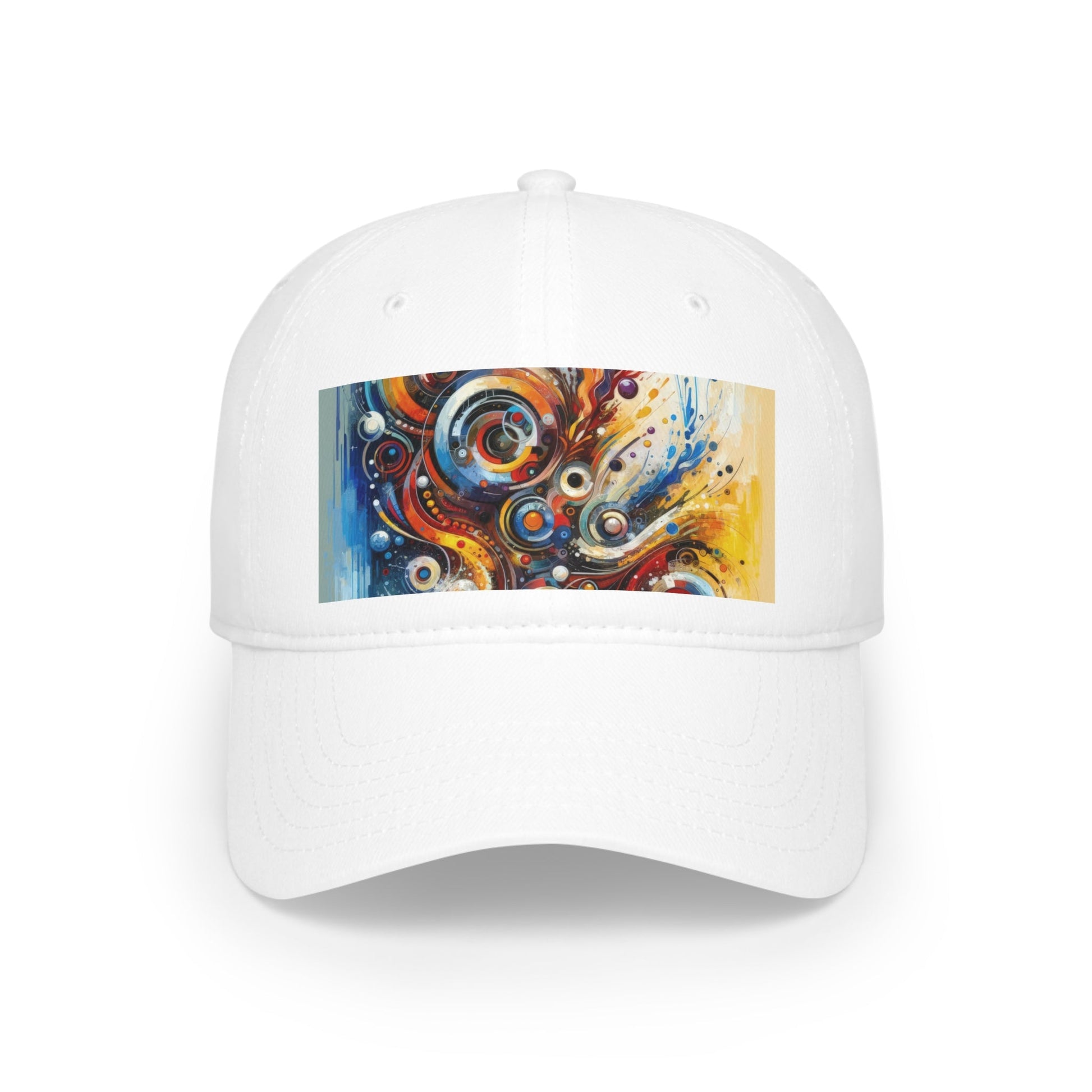 Harmonic Abstract Synergy Low Profile Baseball Cap - ATUH.ART