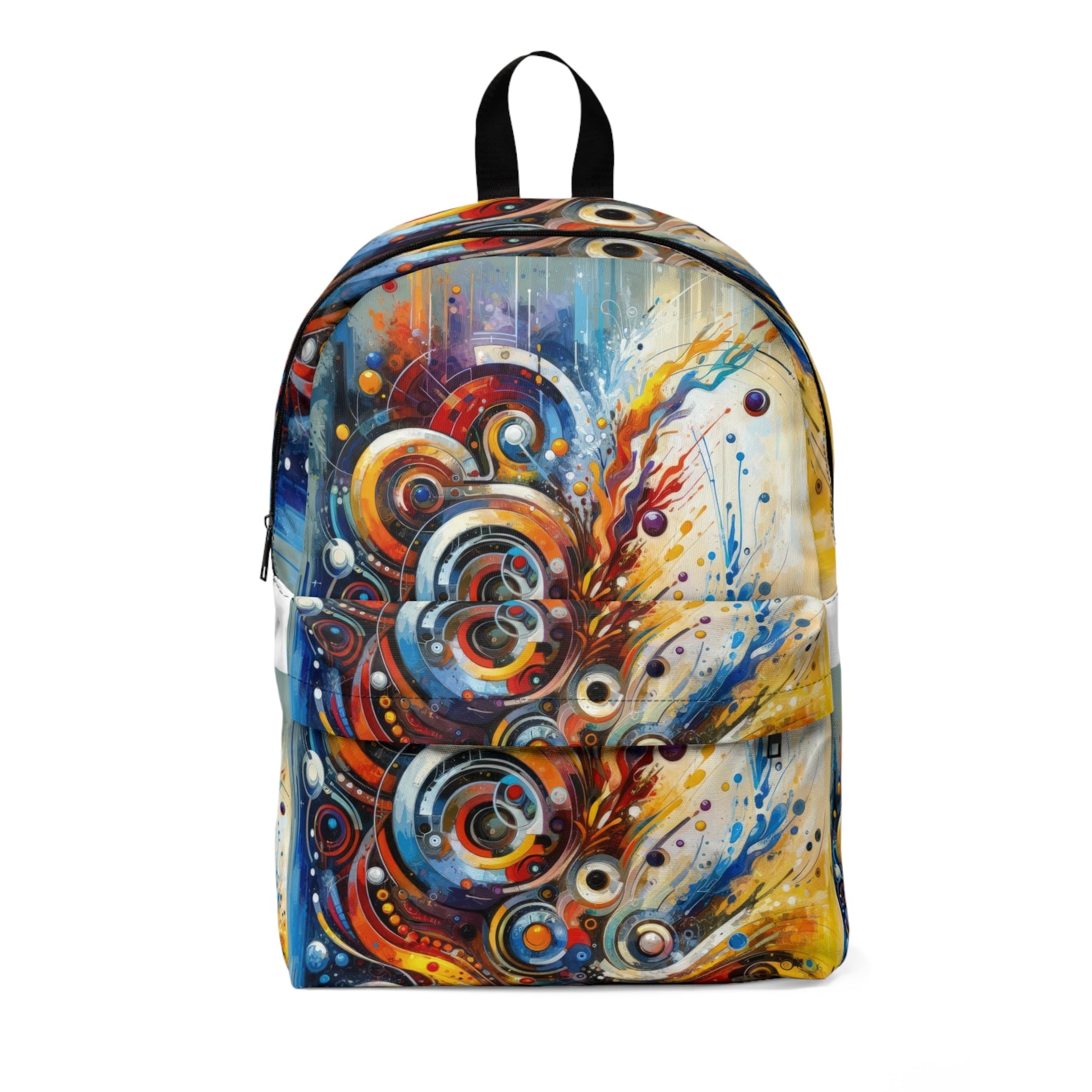 Harmonic Abstract Synergy Unisex Classic Backpack - ATUH.ART