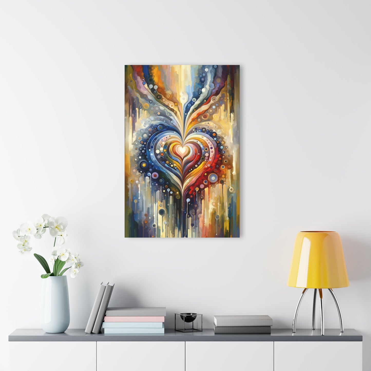 Harmonic Heart Essence Acrylic Prints (French Cleat Hanging) - ATUH.ART