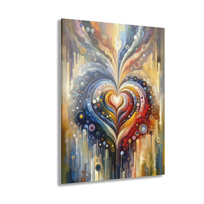 Harmonic Heart Essence Acrylic Prints (French Cleat Hanging) - ATUH.ART