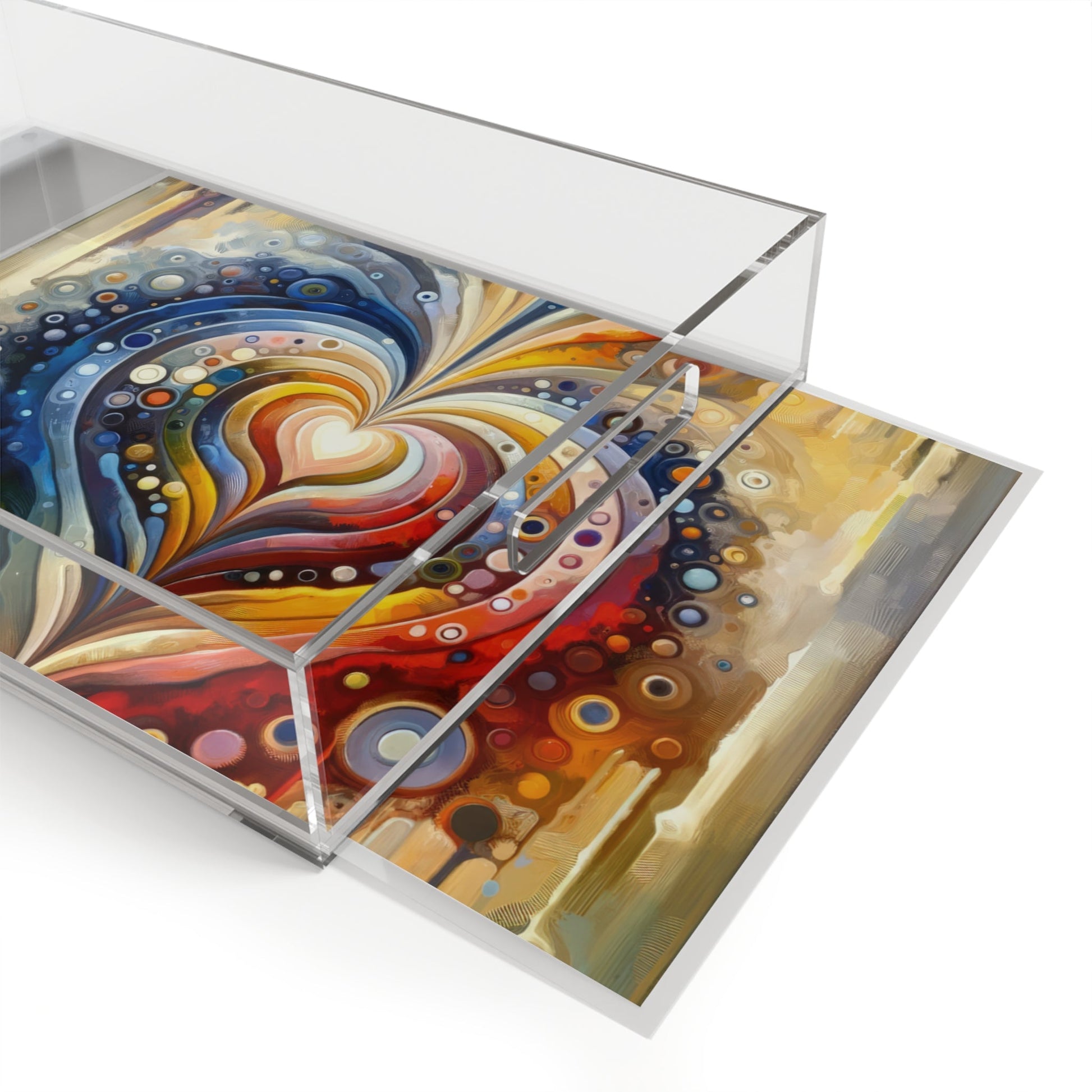Harmonic Heart Essence Acrylic Serving Tray - ATUH.ART