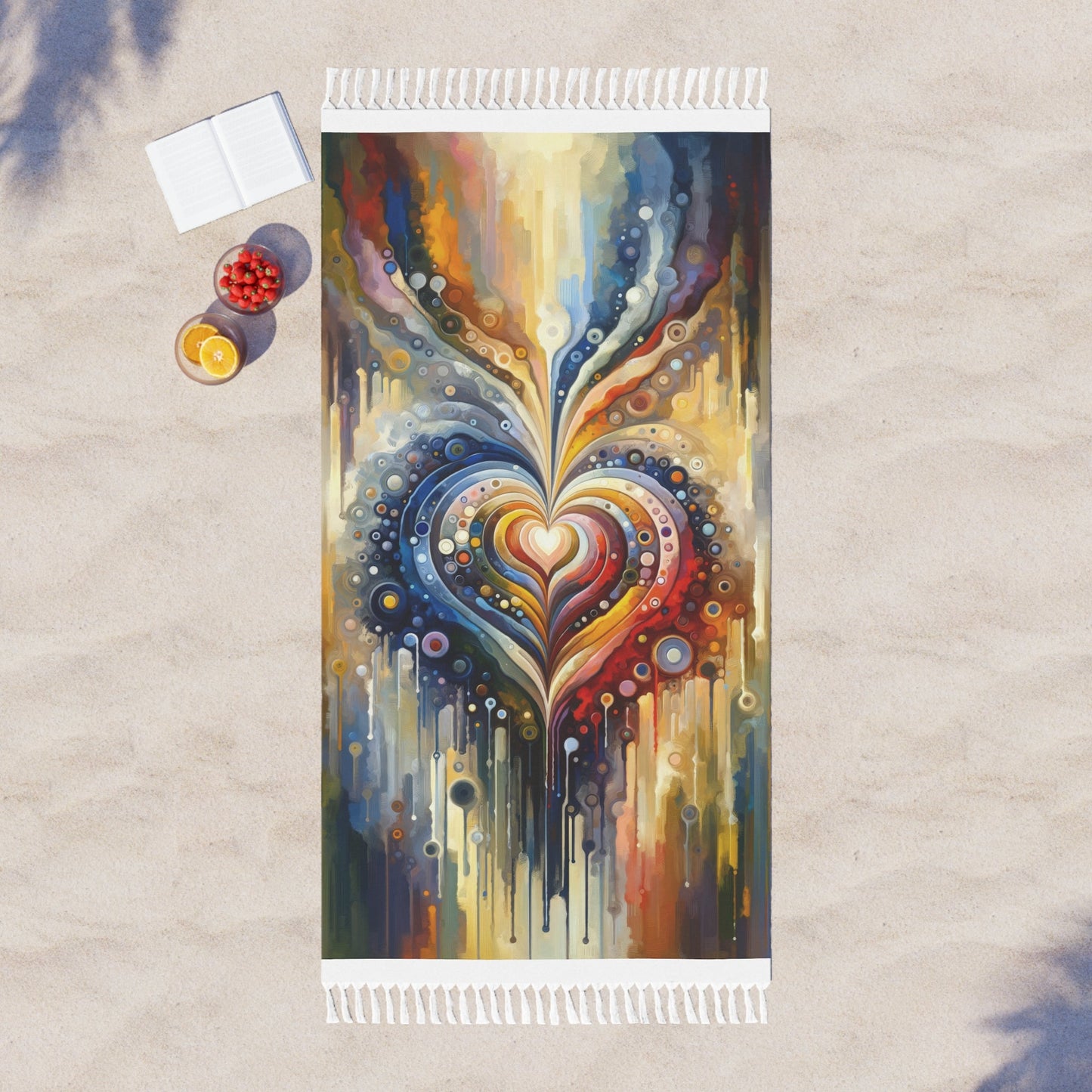 Harmonic Heart Essence Boho Beach Cloth - ATUH.ART
