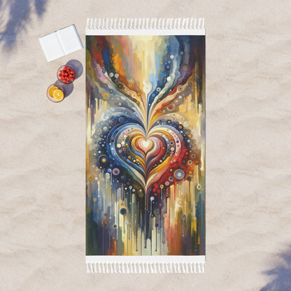 Harmonic Heart Essence Boho Beach Cloth - ATUH.ART