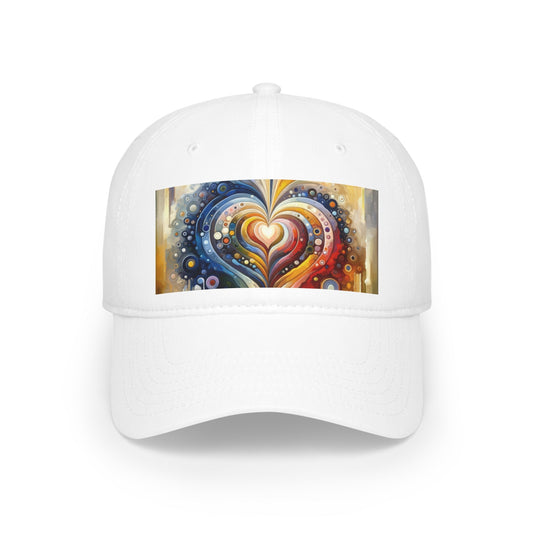 Harmonic Heart Essence Low Profile Baseball Cap - ATUH.ART