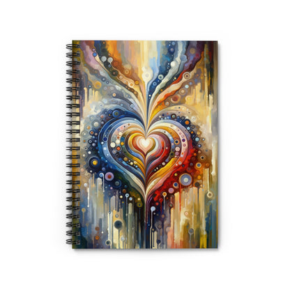 Harmonic Heart Essence Spiral Notebook - Ruled Line - ATUH.ART