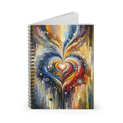 Harmonic Heart Essence Spiral Notebook - Ruled Line - ATUH.ART