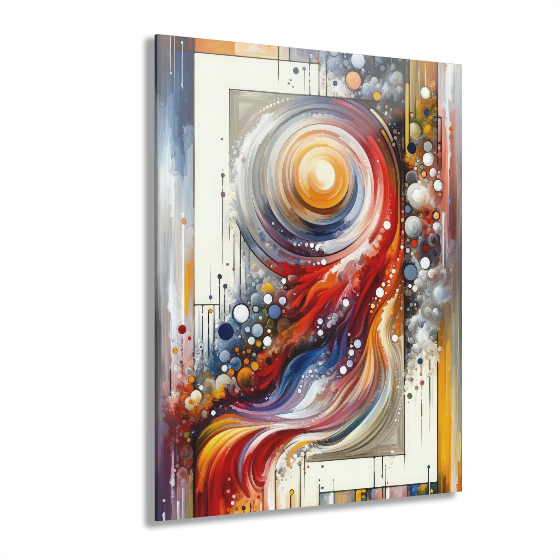 Harmonic Swirl Elegance Acrylic Prints (French Cleat Hanging) - ATUH.ART