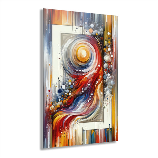 Harmonic Swirl Elegance Acrylic Prints (French Cleat Hanging) - ATUH.ART
