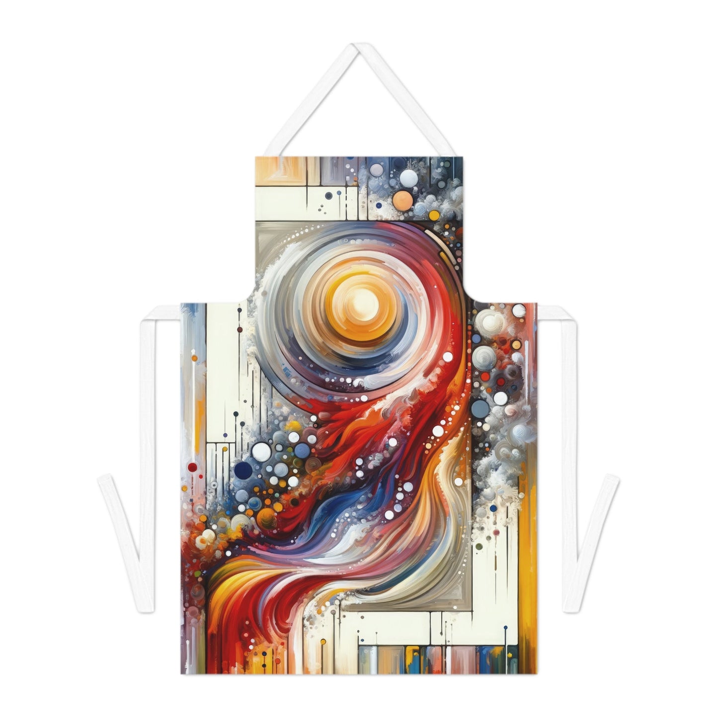 Harmonic Swirl Elegance Adult Apron (AOP) - ATUH.ART