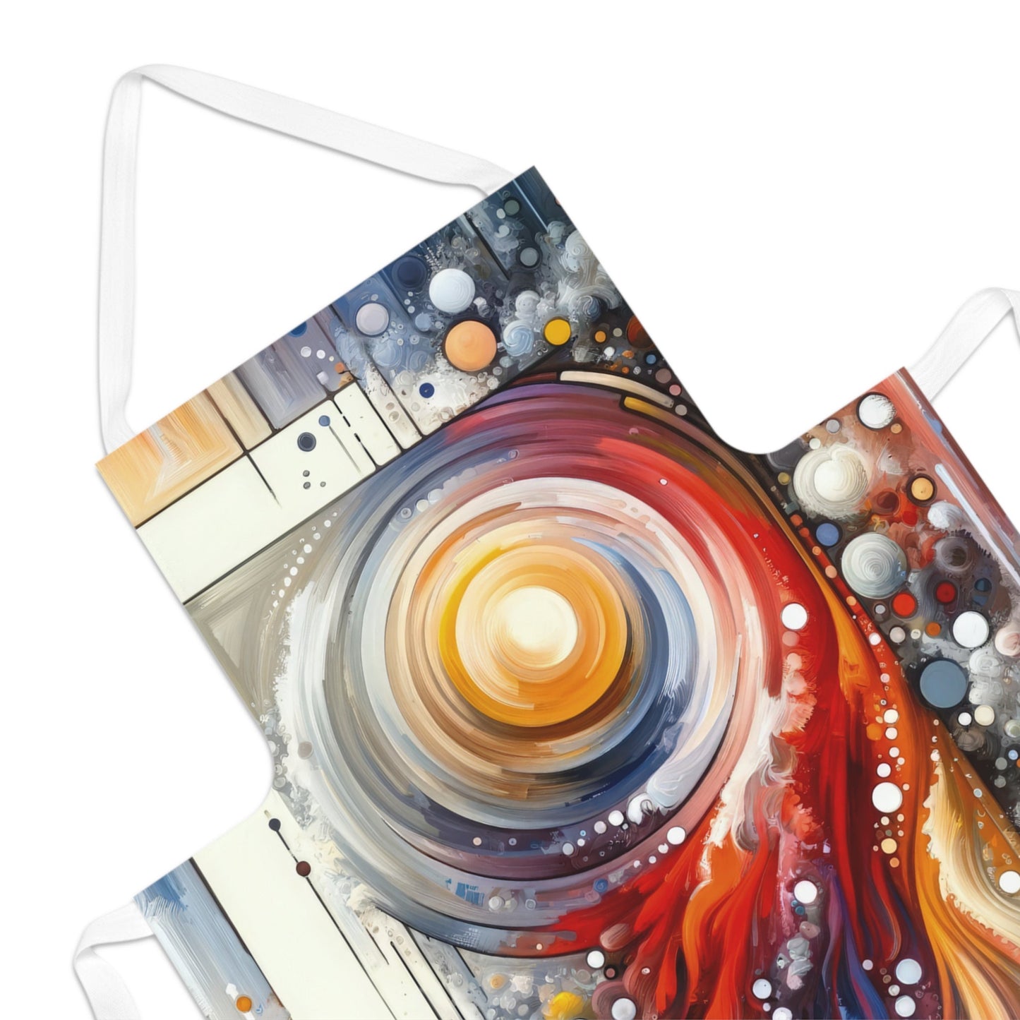 Harmonic Swirl Elegance Adult Apron (AOP) - ATUH.ART