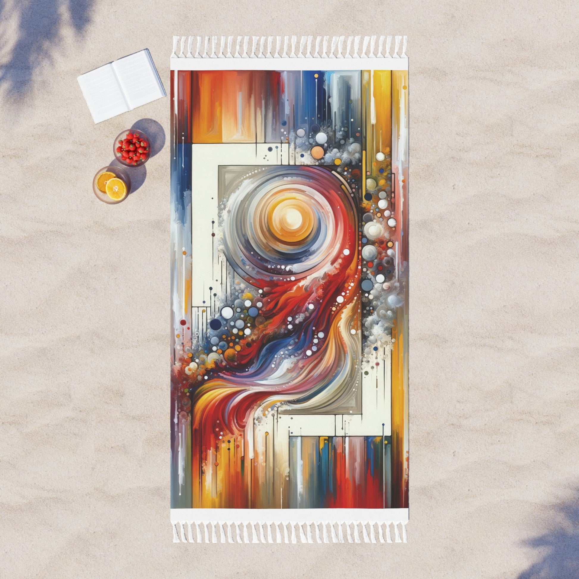 Harmonic Swirl Elegance Boho Beach Cloth - ATUH.ART