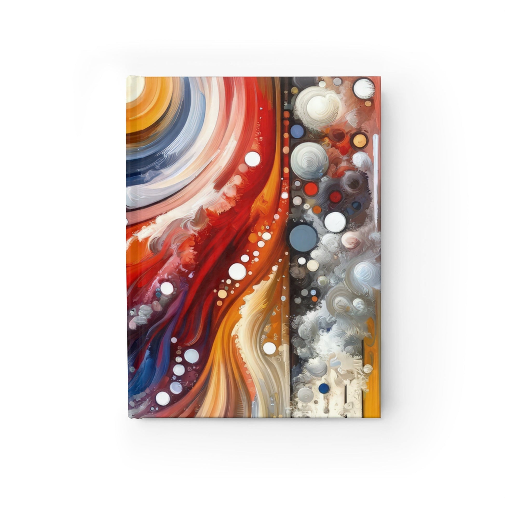 Harmonic Swirl Elegance Journal - Blank - ATUH.ART