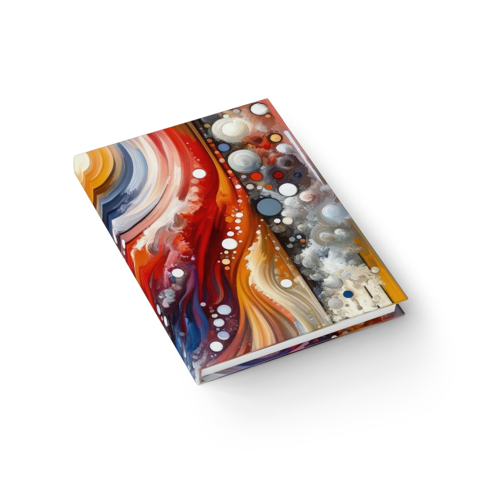Harmonic Swirl Elegance Journal - Blank - ATUH.ART